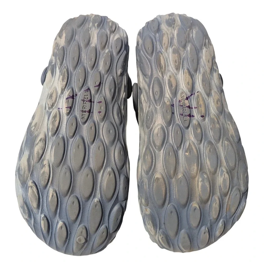 Merrell Hydro Moc Marbled Grey Blue Water Shoe Slipper Clogs Mens 4.5 Womens 6